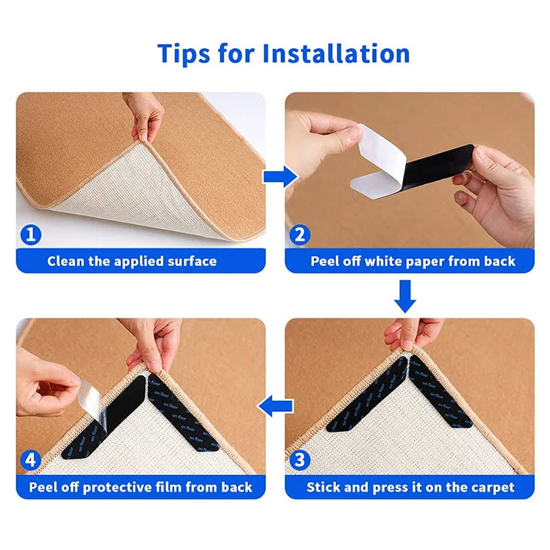16/8pcs Carpet Non-slip Sticker
