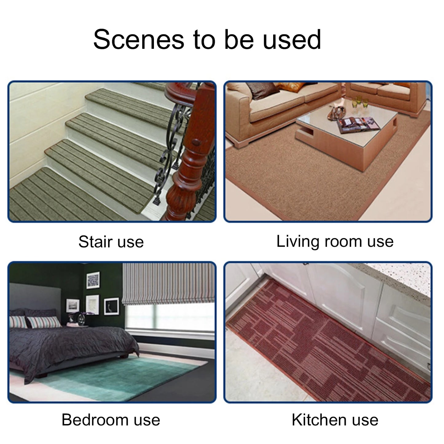 16/8pcs Carpet Non-slip Sticker