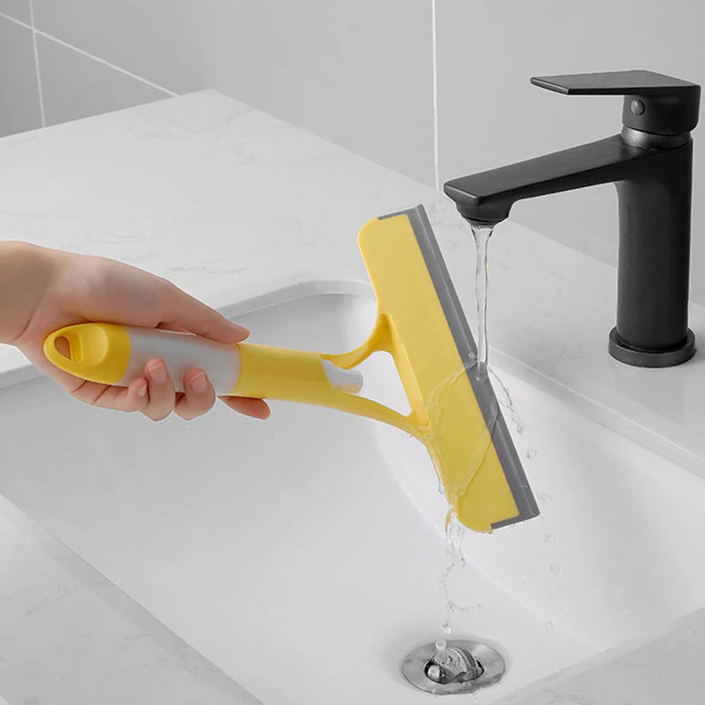 Glass Cleaning Wiper with Spray Bottle