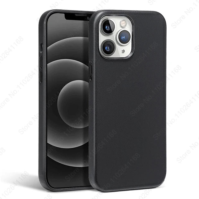 Magnetic Leather Case