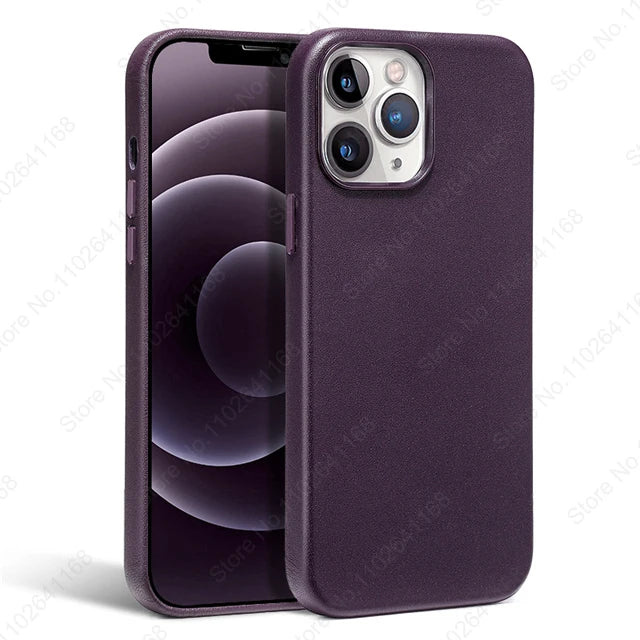 Magnetic Leather Case