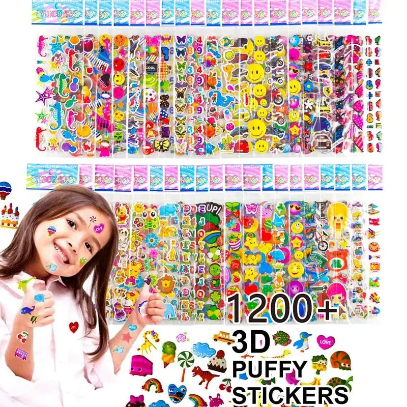 Puffy Kids Stickers