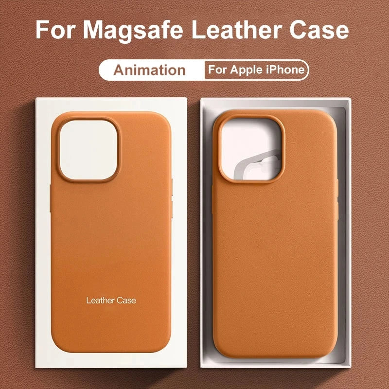 Magnetic Leather Case