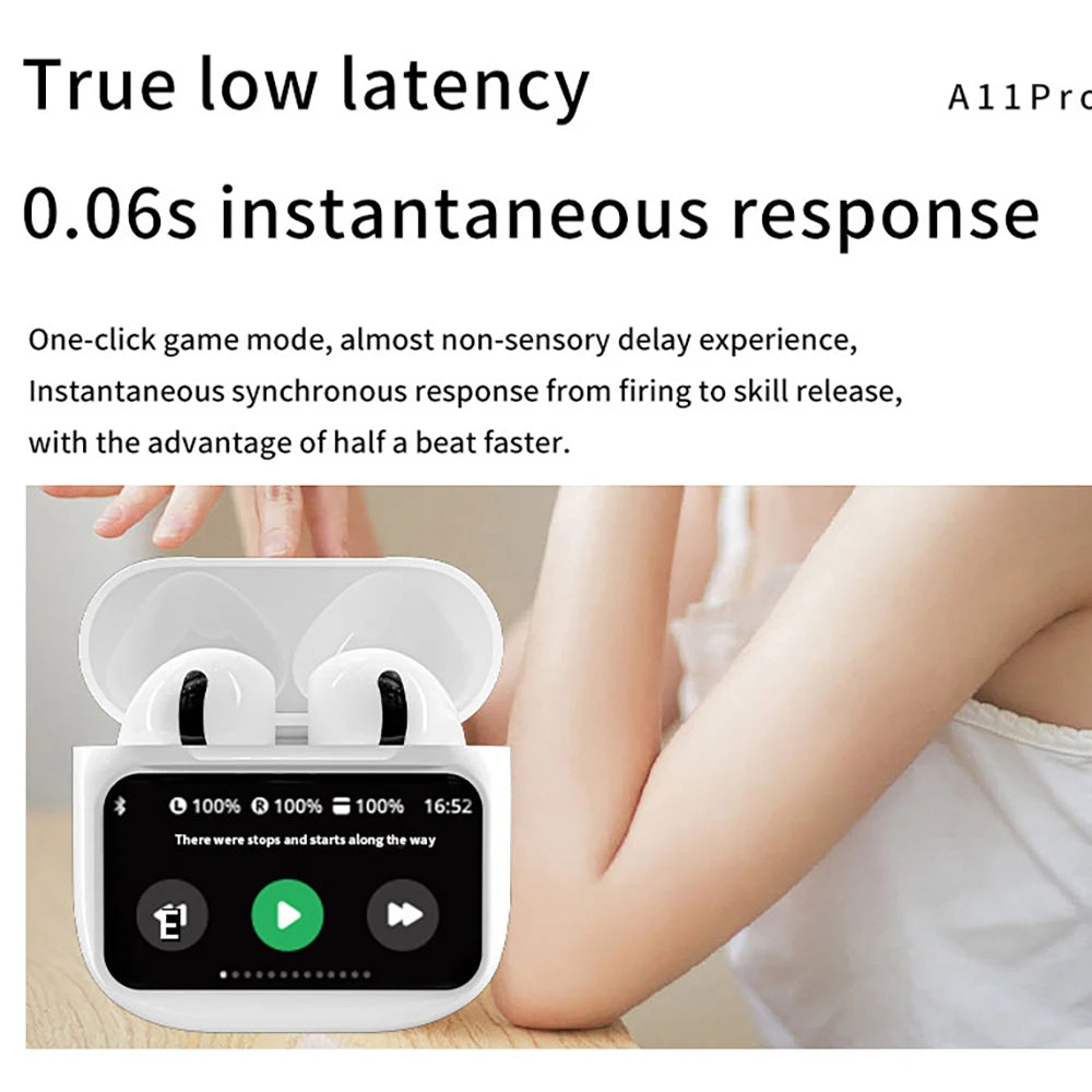 LCD Screen Earbuds