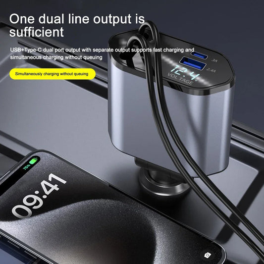 Retractable Charger Cable for Car