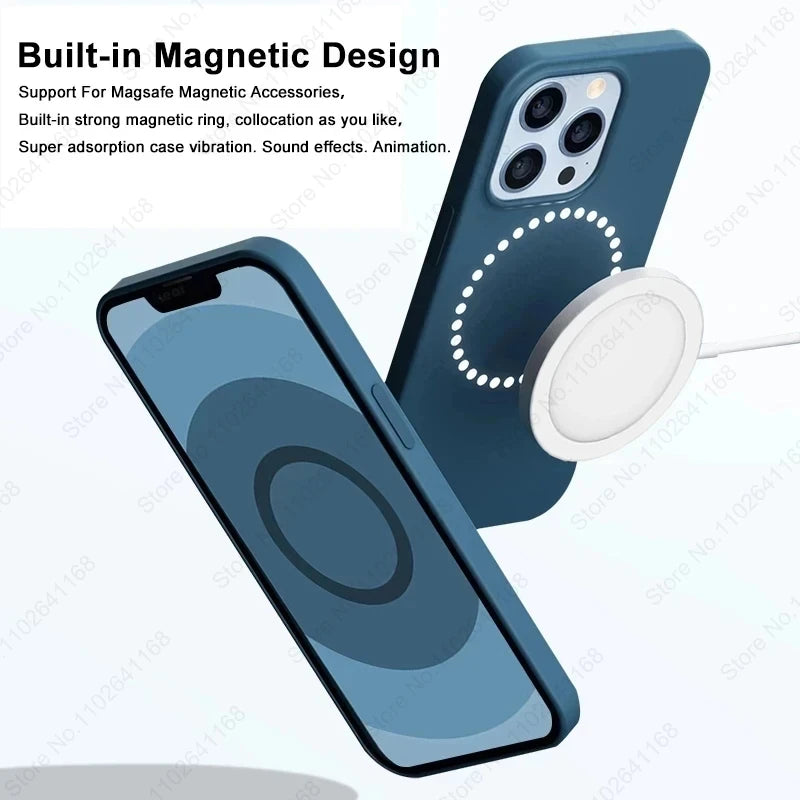 Magnetic Leather Case