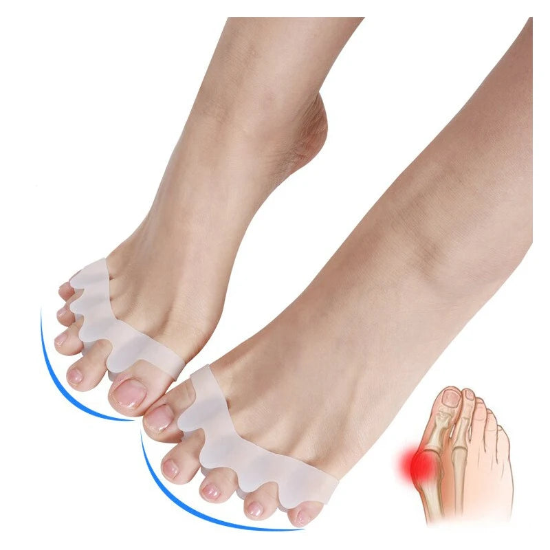 Gel Toe Separators & Bunion Corrector (2-Pack)