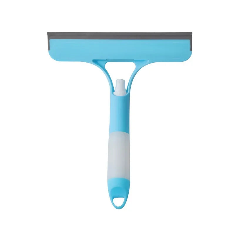 Glass Cleaning Wiper with Spray Bottle