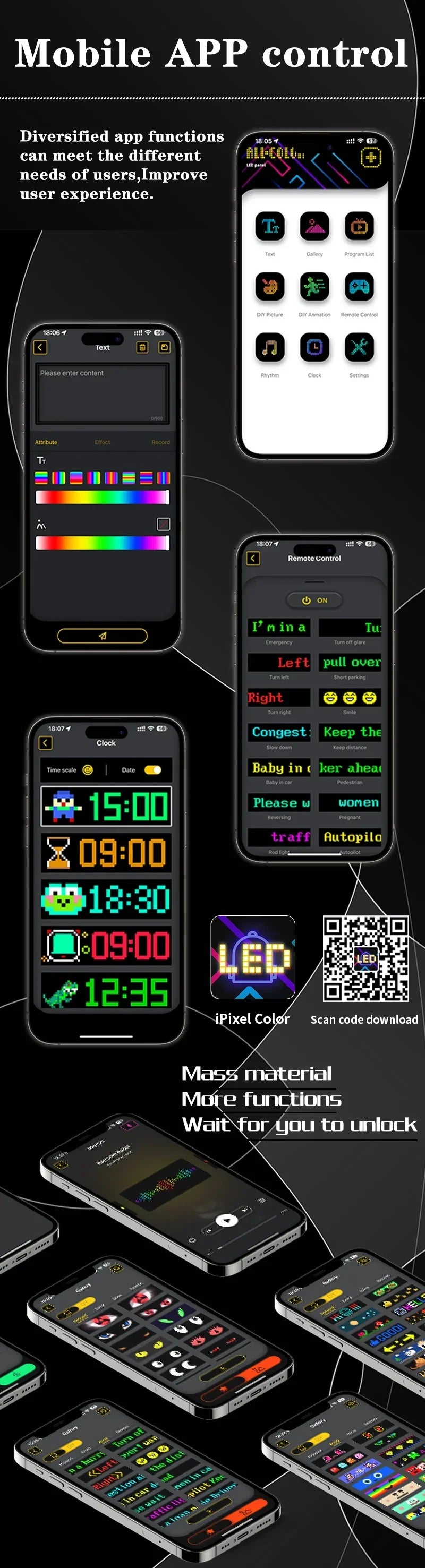 Flexible LED Sign for Car