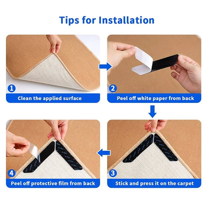 16/8pcs Carpet Non-slip Sticker
