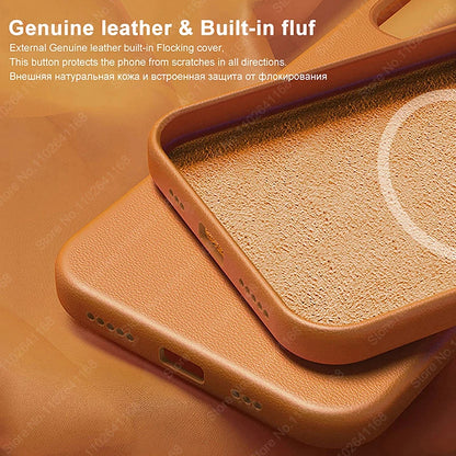 Magnetic Leather Case
