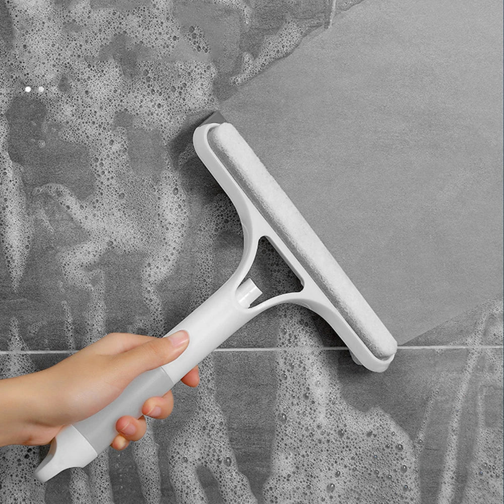 Glass Cleaning Wiper with Spray Bottle