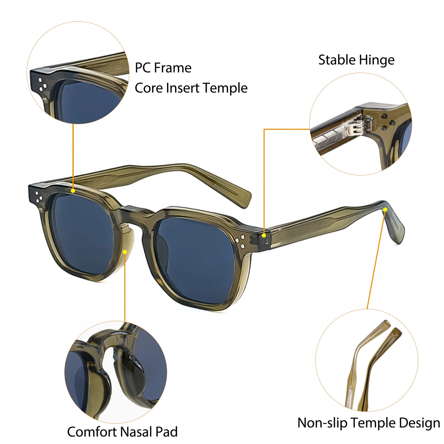 Unisex Travel Sunglasses