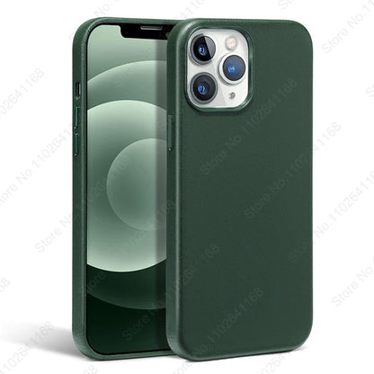 Magnetic Leather Case