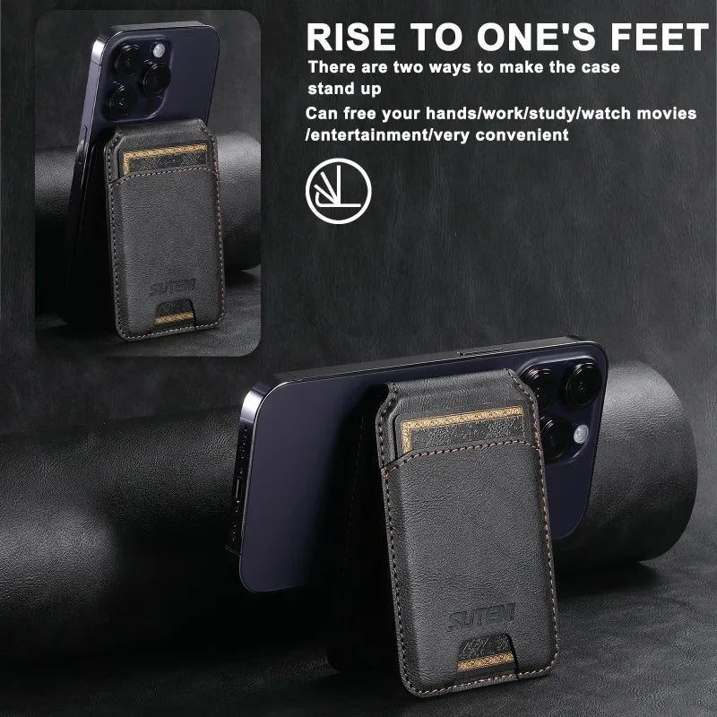 Magnetic Phone Card Holder