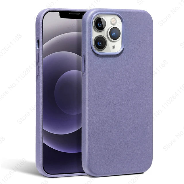 Magnetic Leather Case