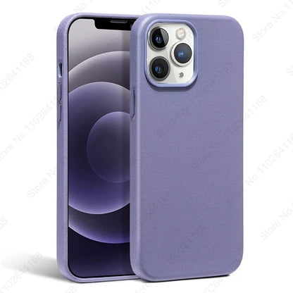 Magnetic Leather Case