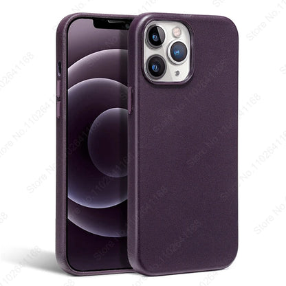 Magnetic Leather Case