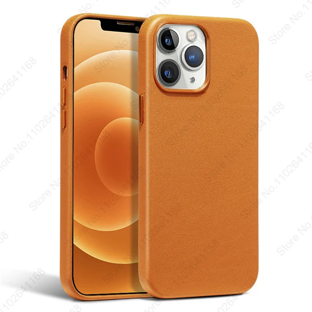 Magnetic Leather Case