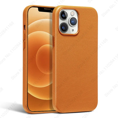 Magnetic Leather Case