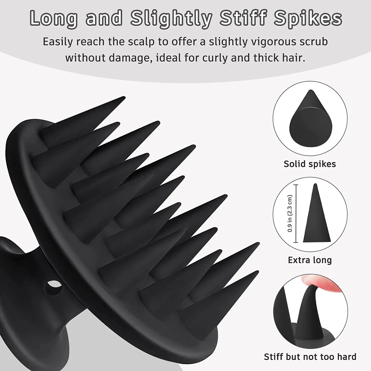 Silicone Scalp Massager Shampoo Brush