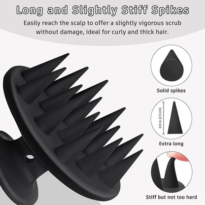 Silicone Scalp Massager Shampoo Brush