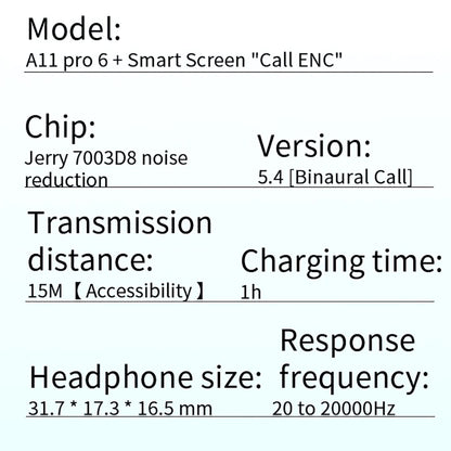 LCD Screen Earbuds