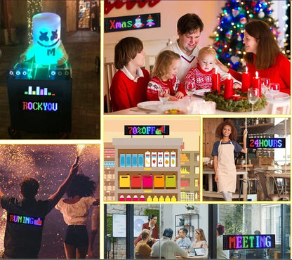 Flexible LED Sign for Car