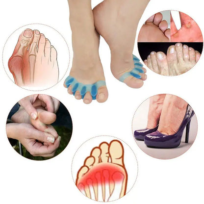 Gel Toe Separators & Bunion Corrector (2-Pack)
