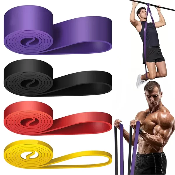 Resistance Bands Set 4 Levels Exercise Bands For Men Women Shape Body Gym Crossfit Fitness Muscle Strength Training Yoga Workout